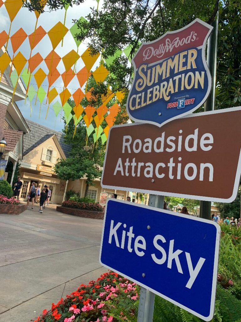 Kite Sky during the Dollywood Summer Celebration