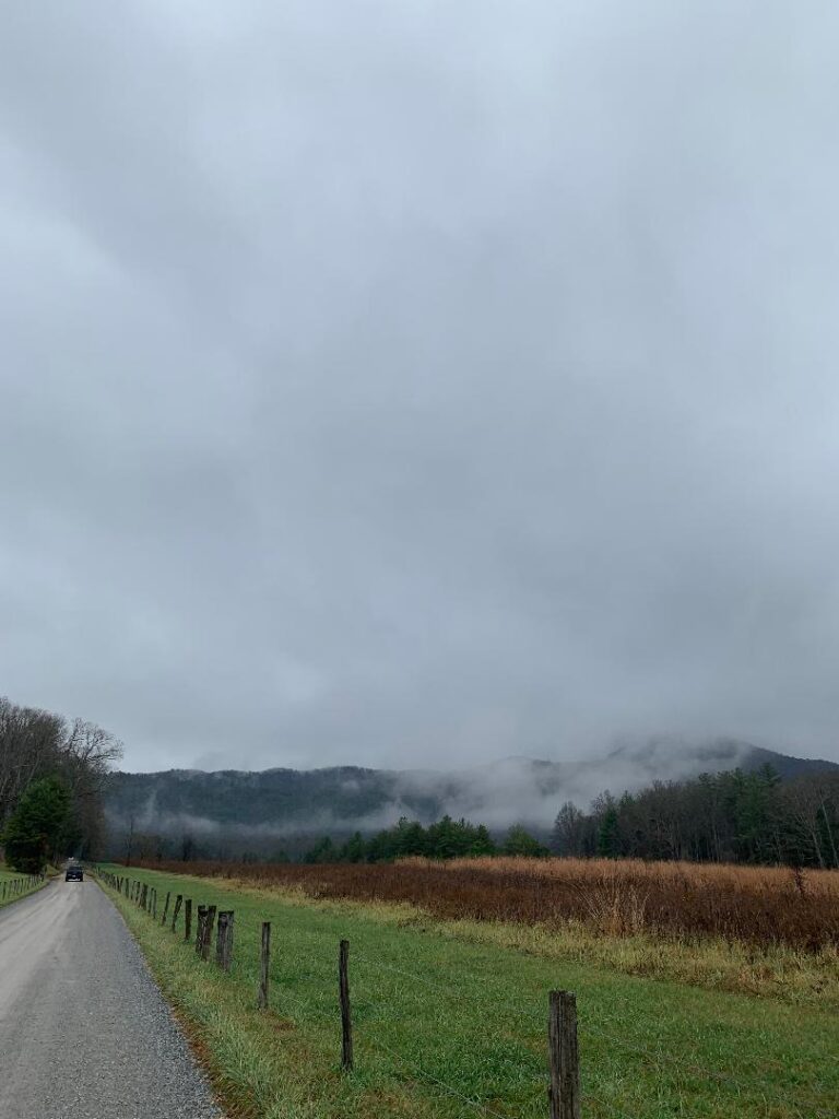 Great views of the Great Smoky Mountains in Cades Cove